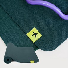 트라택 프리미엄 PER 요가매트 + 휴대용 스트랩, 미드나잇 그린, 1개