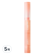 더샘 새미스 크레마 벨벳 립스틱, 01 크리미 피치, 1.7g, 5개