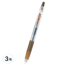 파이롯트 중성펜 쥬스 0.5mm, 커피브라운, 3개