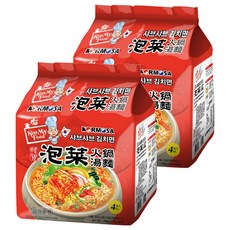KORMOSA 韓寶 泡菜火鍋麵 110g 4包, 8包