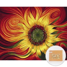 ARTJOY DIY名畫系列數字油畫 50*40cm, 明亮的向日葵, 1幅