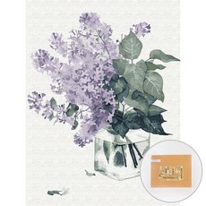 ARTJOY DIY繪畫畫作 40*30cm, 紫丁香香氣, 1個