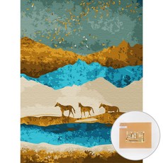 아트조이 DIY 명화그리기 30 x 40 cm, 가을길, 1개