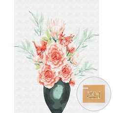 아트조이 DIY 명화그리기 30 x 40 cm, 풍성한 화병, 1개
