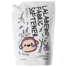 MOTHER-K K-MOM LALABEBE 草本抗敏衣物柔軟精 麝香玫瑰 補充包, 1.3L, 1包