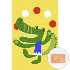 아트조이 DIY 명화그리기 10 x 15 cm, 장난꾸러기 악어 잭, 1개