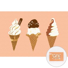 아트조이 DIY 명화그리기 10 x 15 cm, 핑크 아이스크림 홀릭, 1개