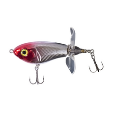 Sasaki微物 槳尾筆 螺旋槳 路亞 假餌, 9cm/11g, 7.5cm/6g, 3D魚眼, 高碳鉤, 日系塗裝, 紅頭銀, 1個