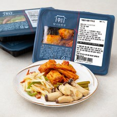 탐나는밥상 간편 반찬 매콤 어묵볶음 130g + 미니 새송이버섯조림 150g + 햄감자채볶음 80g 세트, 1세트