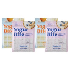 원더푸드 반려동물 요거 바이트 동결건조간식 2종 세트, 호박. 블루베리, 80g, 2세트