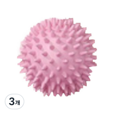 리와일딩 근육이완 마시지볼 70 x 70 x 70 mm, 3개, 핑크