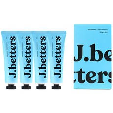 J.betters 水漾薄荷牙膏, 120g, 4個