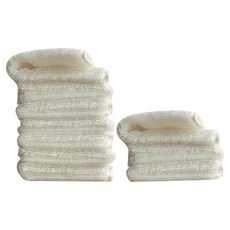 JQ Living竹纖維抹布 S*5入+M*5入, 1組, 1組