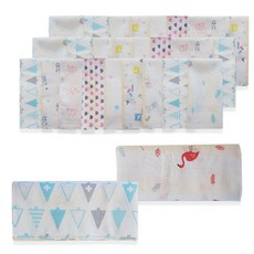 BABY&I 30支棉印花手帕