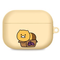 KAKAO FRIENDS AirPods Pro2/Pro 基本款硬殼保護套, 箱子春植 米色, 單一商品