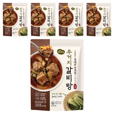 맑은물에 우거지갈비탕, 5개, 600g
