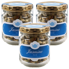 areumdre 玻璃瓶裝茉莉花茶葉, 15g, 3個