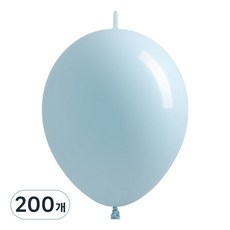 조이벌룬 링커풍선 30cm, 마카롱블루, 200개