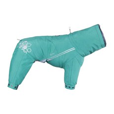HURTTA 超輕防潑水透氣全護機能衣 狗衣服, M(80), 墨玉綠色, 1件