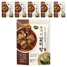 맑은물에 우거지갈비탕, 6개, 600g