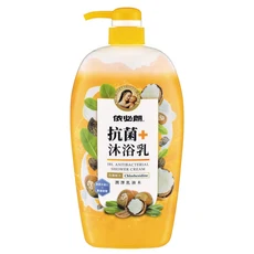 依必朗抗菌沐浴乳 潤澤乳油木, 1kg, 1瓶