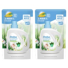 Probo 博寶兒 植萃溫和洗衣精 補充包, 1kg, 2包