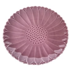 石丸波佐見燒 八重菊小盤, 桃紫, 1個