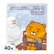 카카오프렌즈 따끈 핫팩 180g 라이언, 40개