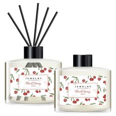 dailed 擴香棒組, 黑櫻桃, 170ml, 2套