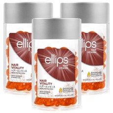 엘립스 헤어 비타민 바이탈리티 위드 진생 앤 허니 50p, 50ml, 3개