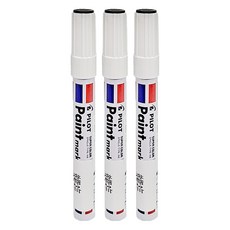 PILOT 百樂牌 SCPMB 油漆筆-黑 適用多種材質 快乾不褪色, 3入