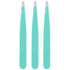 벨로티 스테인리스 고급 정밀 족집게, 3개, 샤틴그린