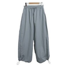 린다샵 여성용 키르펠 허리밴딩 투웨이 나일론 와이드 팬츠 cppt14354k47