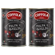 COPPOLA 柯波拉 大蒜切丁番茄基底醬, 400g, 2罐