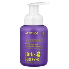 ATTITUDE 艾特優 兒童泡沫洗手乳 香草&梨 295mL, 1瓶