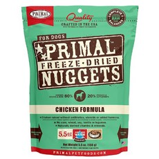 PRIMAL 派莫 原獵生食 成犬 凍乾主食磚, 犬用雞肉, 396g, 1包