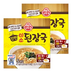 오뚜기 간편 미소 된장국 5p, 47.5g, 2개