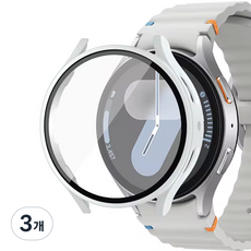 아이엠판다 갤럭시워치 액정보호 하드 풀커버 케이스, 화이트, 3개