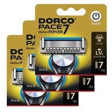 DORCO 多可樂客 PACE 七動能刮鬍刀片, 4入, 3個
