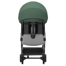 와이업 기내반입 지니 제로2 휴대용 유모차, 프레임(블랙), 시트(그레이), 캐노피(올리브)
