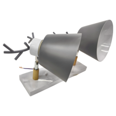 北歐風複刻版原木麋鹿壁燈 YP80-880-B2, 灰色