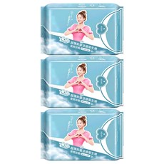 Sweetie 舒芯 超薄抑菌涼感衛生棉 夜用加長型, 34cm, 6片, 3包