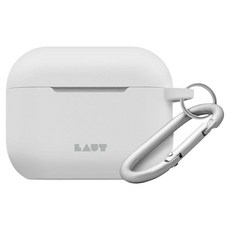 LAUT 萊德 矽膠防塵保護殼, 灰色, 1個, AirPods Pro 3