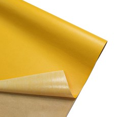 自黏背膠皮革修補貼片 95x135CM, 土黃色, 1個