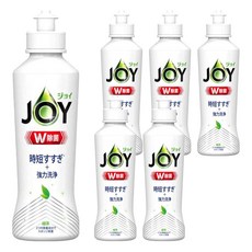 P&G JOY 縮時漂洗+強力洗淨洗碗精 綠茶 170ML, 6瓶