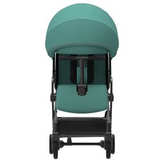 와이업 기내반입 지니 제로2 휴대용 유모차, 프레임(블랙), 시트(아쿠아), 캐노피(아쿠아)