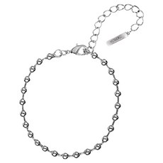 코스모폴리탄 여성용 고급 데일리 주얼리 골드실버 두줄 디자이너 심플 체인 뱅글 레이어드 팔찌 CPJ1431-B