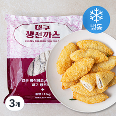 대구생선까스 (냉동), 1kg, 3개
