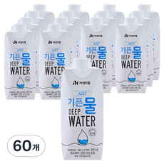 기픈물 저스트 종이팩 해양심층수, 500ml, 60개