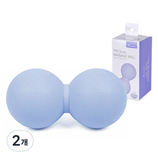아이워너 TPE 듀얼 마사지 볼, 스카이웨이블루, 2개